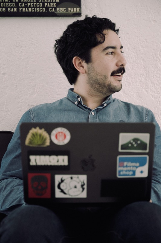 Rodrigo Cano working